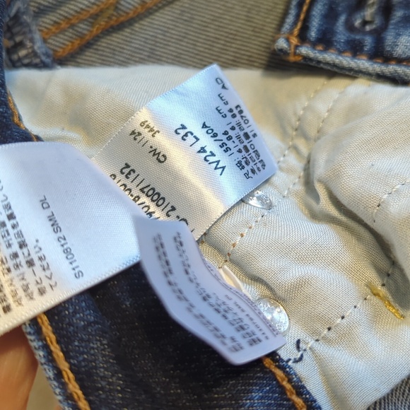 Levi's Ribcage Straight Jeans 24 X 32 - Picture 7 of 8